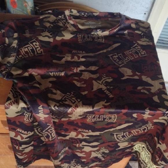 Camouflage MMA Elite Graphic T-Shirt - Picture 1 of 3
